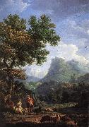 VERNET, Claude-Joseph Shepherd in the Alps  we r oil painting picture wholesale